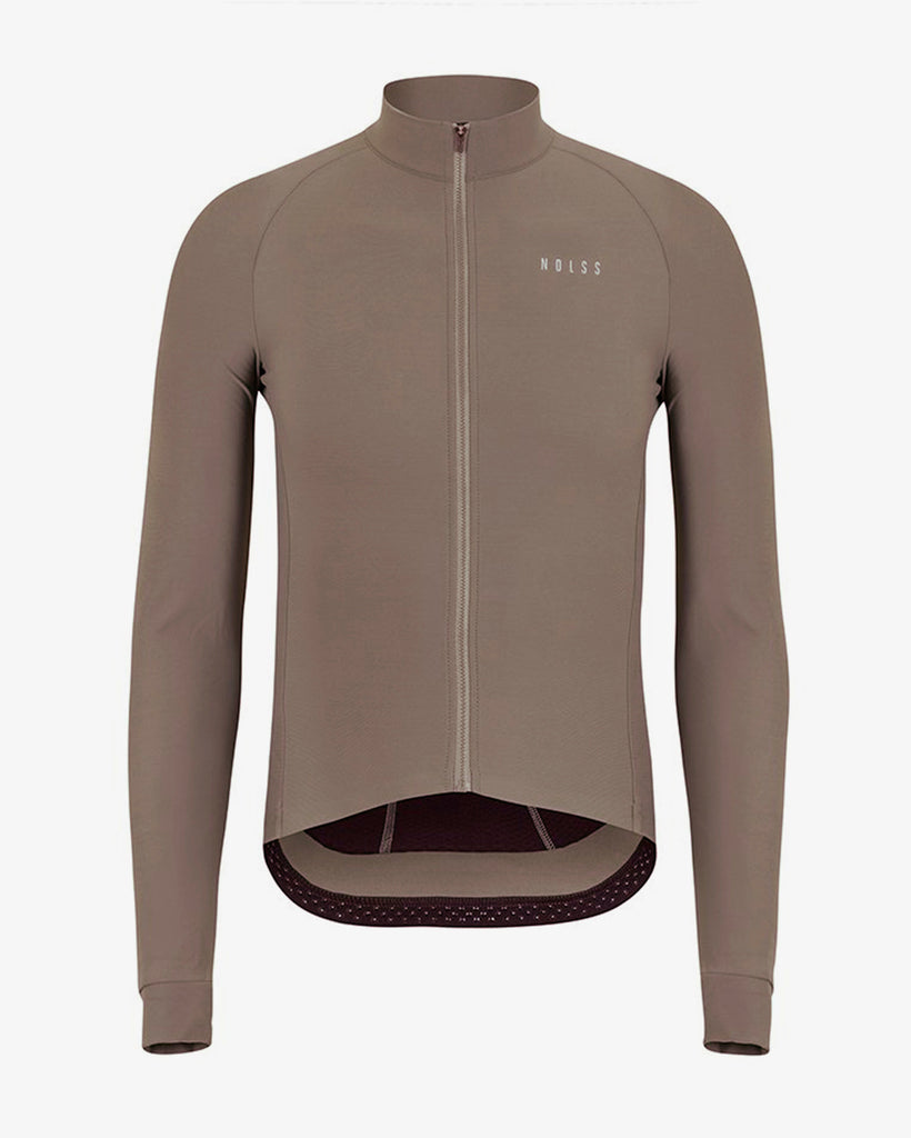 Long Sleeve Jersey - Taupe | premium cycle products | NDLSS